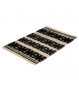 Tapis Ethnique rectangulaire en Coton, Beige, 60x90cm - Atout Ciel 69010 Tapis Ethnique rectangulaire en Coton, Beige, 60x90cm - Atout Ciel 69010