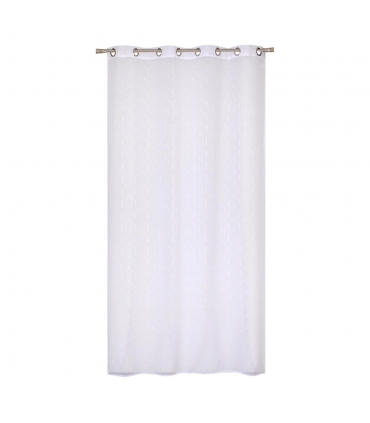 Voilage blanc œillets, 140x240cm - prêt à accrocher, Atout Ciel