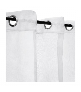 Voilage à œillets, blanc 140x240cm - prêt à accrocher, Atout Ciel Voilage à œillets, blanc 140x240cm - prêt à accrocher, Atout Ciel