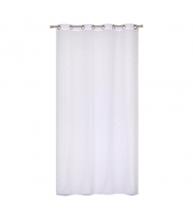 Rideau voilage blanc, œillets, 240x285cm - prêt à poser, Atout Ciel Rideau voilage blanc, œillets, 240x285cm - prêt à poser, Atout Ciel