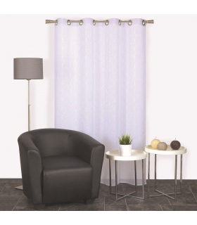 Rideau voilage blanc, œillets, 240x285cm - prêt à poser, Atout Ciel Rideau voilage blanc, œillets, 240x285cm - prêt à poser, Atout Ciel