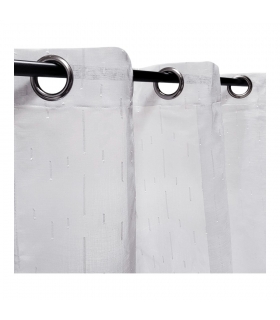 Rideau léger blanc à œillets, 240x240cm - facile à installer, Atout Ciel Rideau léger blanc à œillets, 240x240cm - facile à installer, Atout Ciel