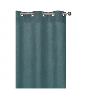 Rideau occultant thermique, velours frappé vert, doublure polaire 140x240cm - prêt à poser, Atout Ciel Rideau occultant thermique, velours frappé vert, doublure polaire 140x240cm - prêt à poser, Atout Ciel