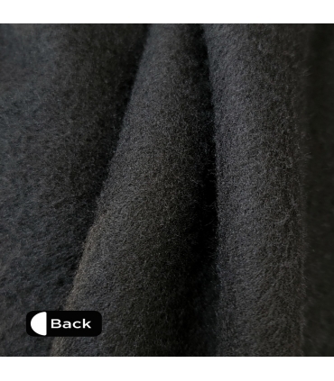 Rideau isolant thermique à œillets, 140x240cm velours frappé indigo - prêt à accrocher, Atout Ciel