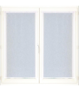 Voilage blanc unis, paire de 2X 60x120cm avec passe-tringle - prêts à accrocher, Atout Ciel Voilage blanc unis, paire de 2X 60x120cm avec passe-tringle - prêts à accrocher, Atout Ciel