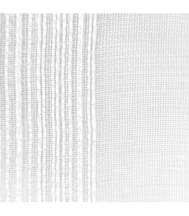 Voilage blanc à fines rayures, 240x280cm à œillets - installation facile, Atout Ciel