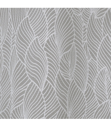Rideau isolant thermique jacquard gris clair, 135x240cm - installation facile, Atout Ciel
