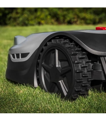 Robot tondeuse électrique autonome - batterie 20V / 5 Ah - Autonomie de 180 mins, jusqu'à 1600 m2 de pelouse, Application