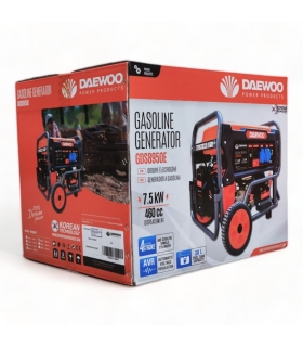 Groupe électrogène à essence 7500W, 230V démarrage électrique - DAEWOO GDS8950E Groupe électrogène à essence 7500W, 230V démarrage électrique - DAEWOO GDS8950E