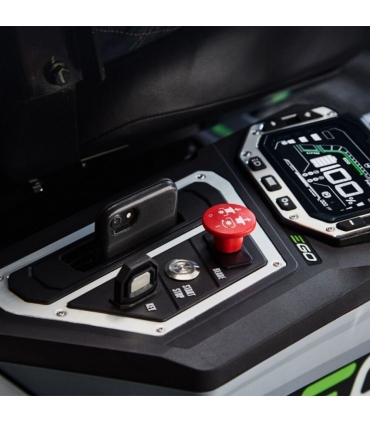 Tracteur Tondeuse électrique Rotation zéro, largeur de tonte 107 cm, 4 batteries 56V 10Ah - EGO ZT4201E