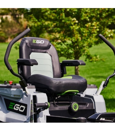 Tracteur Tondeuse électrique Rotation zéro, largeur de tonte 107 cm, 4 batteries 56V 10Ah - EGO ZT4201E