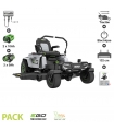 Pack 30Ah tondeuse autoportée Zero Turn coupe 132 cm et chargeur 1600W inclus EGO ZT5201E-L