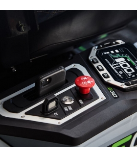 Tondeuse autoportée sur batterie Zero Turn Ego coupe 107 cm ZT4201E avec chargeur mural