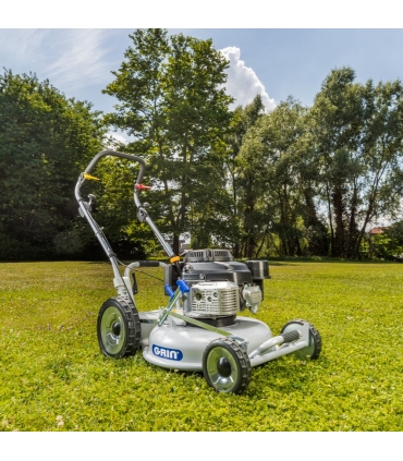 Tondeuse à gazon autotractée 53 cm - 3 000 m², Mulching  moteur Kawasaki 179 cm3, Démarrage électrique, 2 Vitesses AV -