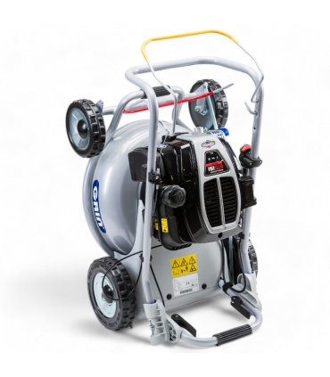 Tondeuse thermique Briggs  Stratton 163 cm3, démarrage électrique - Mulching avancé, 1200m2, 1 Vitesse AV - GRIN HM46A-IS