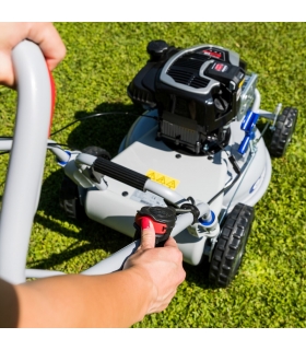Tondeuse thermique Briggs  Stratton 163 cm3, démarrage électrique - Mulching avancé, 1200m2, 1 Vitesse AV - GRIN HM46A-IS Tondeuse thermique Briggs  Stratton 163 cm3, démarrage électrique - Mulching avancé, 1200m2, 1 Vitesse AV - GRIN HM46A-IS