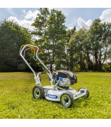 Tondeuse thermique tractée, moteur 163cm3 Briggs  Stratton, Mulching avancé, 1200m2 - GRIN HM46A