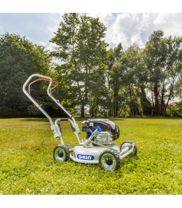 Tondeuse à gazon 46 cm, 800 m², Mulching haute performance, Briggs  Stratton - GRIN HM46