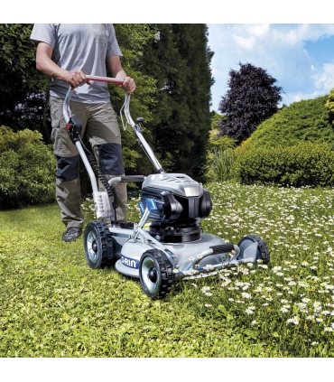 Tondeuse à gazon sans fil 82V professionnelle, 1000m² d'autonomie, mulching - GRIN BM46-82V