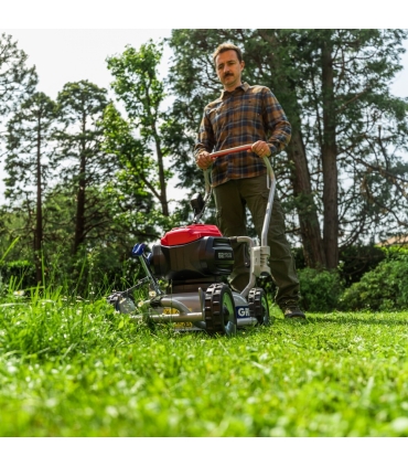 Tondeuse à gazon sans fil 82V professionnelle, 1000m² d'autonomie, mulching - GRIN BM46-82V