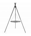 Barbecue grille de Cuisson suspendu TIPI sur Trépied 210 cm  en acier 50 cm - Ref. 111438, CookKing