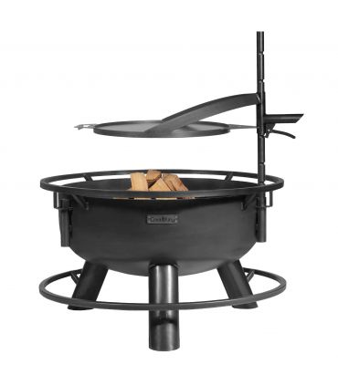 Braséro de jardin avec grille multifonctionnel 80cm «BANDITO» de la grille 60 cm