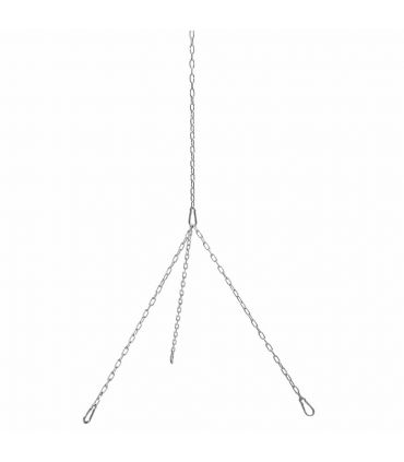 Ensemble des chaînes et mousquetons pour une grille de barbecue