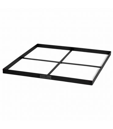 Base carrée à mettre roches décoratives pour braséro 80x80 cm