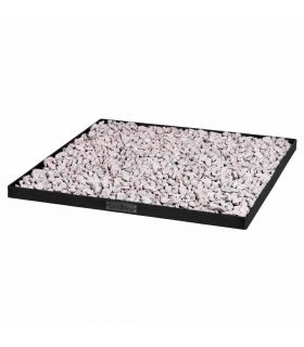 Base carrée à mettre roches décoratives pour braséro 80x80 cm Base carrée à mettre roches décoratives pour braséro 80x80 cm
