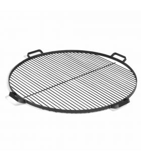 Grille de cuisson en acier 80 cm avec 4 poignées à poser sur brasero