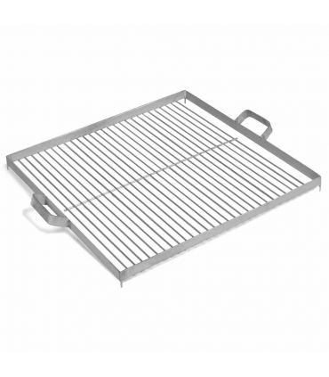 Grille de cuisson en acier inox 50x50 cm pour braséro 70 cm