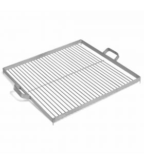 Grille de cuisson en acier inox 58x58 cm pour braséro 80 cm et 70x70cm