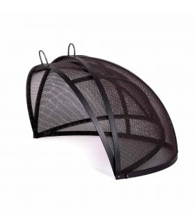 Capot grille de protection contre les étincelles articulé à accèss facile pour braséro 59 cm Capot grille de protection contre les étincelles articulé à accèss facile pour braséro 59 cm