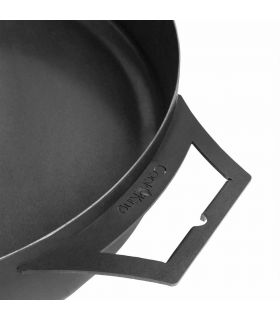 Poêle acier naturel 50cm à deux poignées Poêle acier naturel 50cm à deux poignées