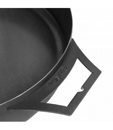 Poêle acier naturel 50cm à deux poignées