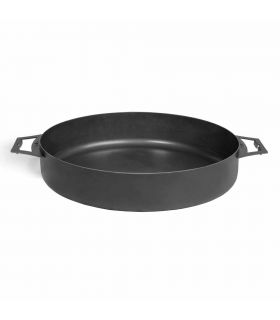 Poêle acier naturel 50cm à deux poignées