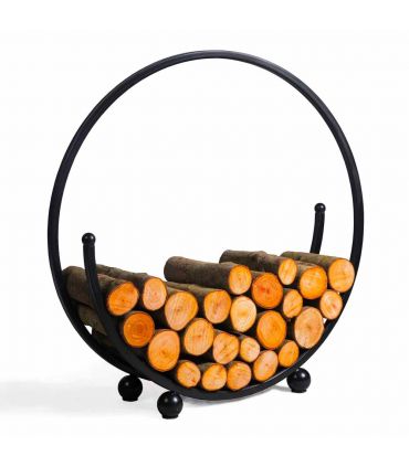 Porte-bûches «SPIRAL» 80cm