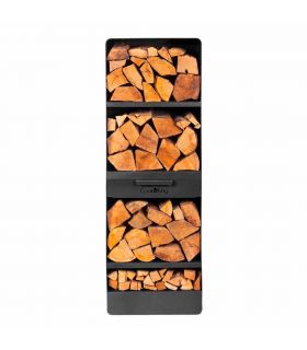 Porte-bûches pour cheminée d'extérieur «VENTO» 150x80x30cm Porte-bûches pour cheminée d'extérieur «VENTO» 150x80x30cm