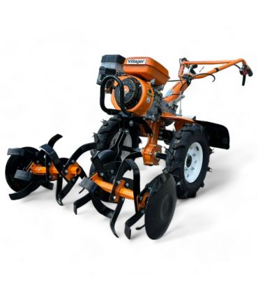 Motoculteur thermique 6,8 cv travail 85cm vitesses 2AV 1AR VILLAGER VTB 8422