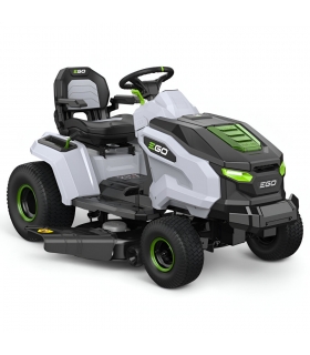 Tondeuse électrique autoportée avec pack batteries 15 Ah et chargeur mural, coupe mulching 107 cm - EGO TR4201E