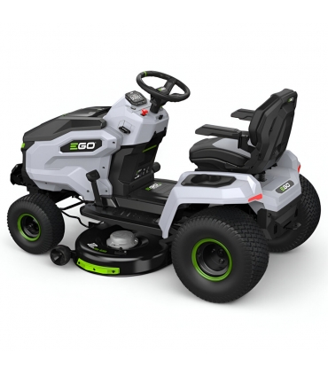PACK Tracteur tondeuse autoportée à éjection latérale et mulching, 4 batteries 10Ah et chargeur rapide - EGO TR4201E