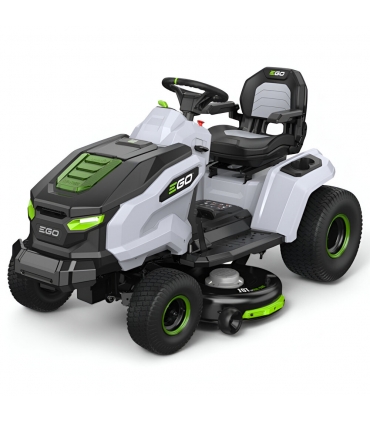 PACK Tracteur électrique à batterie à éjection latérale et mulching, 5 batteries 10Ah et chargeur rapide - EGO TR4201E
