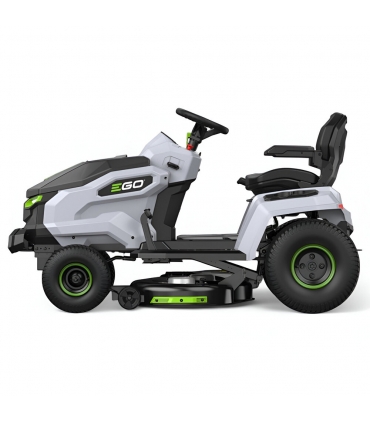 PACK Tracteur électrique à batterie à éjection latérale et mulching, 5 batteries 10Ah et chargeur rapide - EGO TR4201E