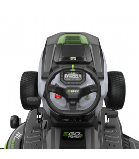 Tondeuse tracteur à batterie coupe 107 cm, 6 batteries 12Ah et chargeur 1600W - EGO TR4201E Tondeuse tracteur à batterie coupe 107 cm, 6 batteries 12Ah et chargeur 1600W - EGO TR4201E