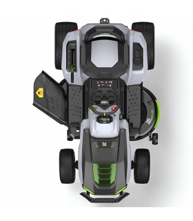 Tondeuse tracteur à batterie coupe 107 cm, 6 batteries 12Ah et chargeur 1600W - EGO TR4201E Tondeuse tracteur à batterie coupe 107 cm, 6 batteries 12Ah et chargeur 1600W - EGO TR4201E