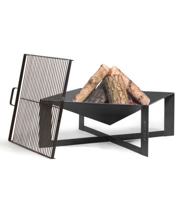 Braséro de jardin «CUBA» 70 x 70 cm