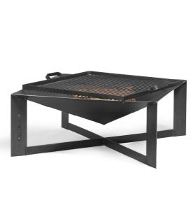 Braséro de jardin «CUBA» 70 x 70 cm