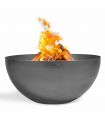 Bol à feu DALLAS, 85cm de diamètre, acier naturel, CookKing, 111294