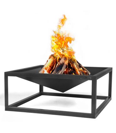 Braséro de jardin «SQUARE» 70 x 70 cm
