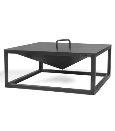 Braséro de jardin «SQUARE» 70 x 70 cm